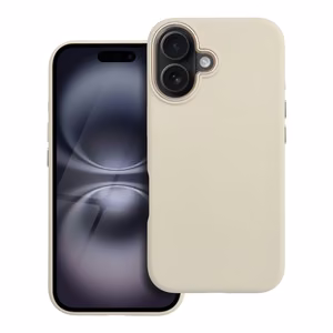 Suojakuori iPhone 16:lle Forcell F-Protect Frame Premium yhteensopiva MagSafen kanssa antiikki valkoinen