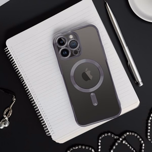 Electro Mag Cover-suojakuori mallille iPhone 17 Pro / 18 Pro, MagSafe-yhteensopiva – musta