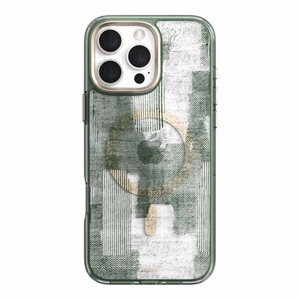 Moshi iGlaze MagSafe suojakuori iPhone 16 Pro Max -laitteelle, Sunlit Green -värinen