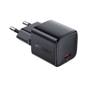 Acefast A118 -laturi 30 W GaN USB-C musta