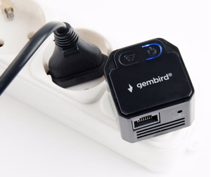 Gembird WNP-RP300-03-BK verkon toistin 300 Mbit/s musta