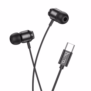 Hoco M122 langalliset nappikuulokkeet USB-C - musta