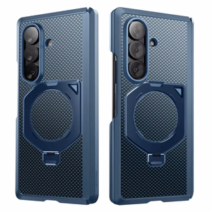 Supcase UB Aero MagSafe 2-osainen suojakuori- ja tietosuojanäytönsuojapakkaus Samsung Galaxy Z Fold 8 Ultra -puhelimelle – tummansininen