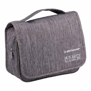 Dunlop ripustettava matkakosmetiikkalaukku, 25 × 20 × 10 cm, harmaa