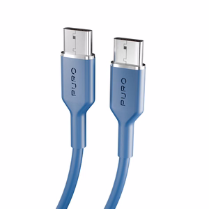 Puro ICON USB-C - USB-C -kaapeli 1,5 m - sininen