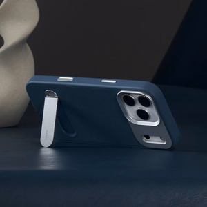 Moshi Kameleon MagSafe suojakuori iPhone 17 Pro -laitteelle, jalustatoiminnolla, Midnight Gray -värinen