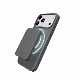 Puro Gradient TPU MagSafe -yhteensopiva Suojakuori iPhone 17 Pro:lle - harmaa