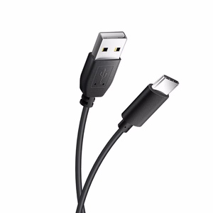 Kaapeli USB A - USB C Blue Star Lite 3A 1,2 m musta