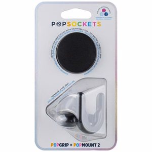 Popsockets Car Vent 2 + PopGrip pidike - musta