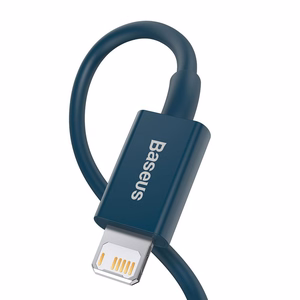 Baseus Superior USB - Lightning kaapeli 1 m 2,4A (sininen) CALYS-A03