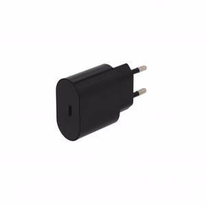 SEEK TOTI 20W Type-C PD verkko pikalaturi Type-C – Type-C 1 m PVC datakaapelilla 3A, musta