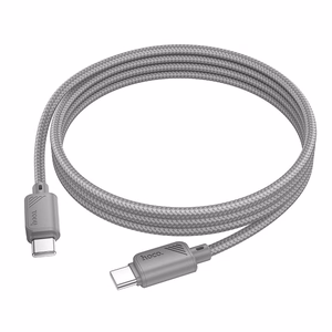 Kaapeli USB-C - USB-C Hoco 3A 60W 1 m X113 harmaa
