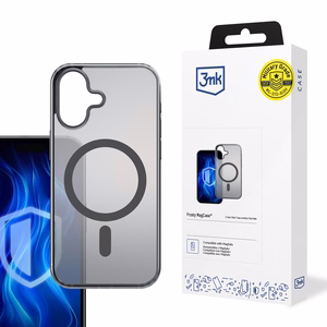 3mk Frosty MagCase Suojakuori Apple iPhone 16:lle - musta