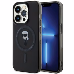 Karl Lagerfeld IML Ikonik MagSafe Suojakuori iPhone 15 Pro:lle - musta