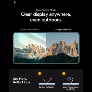 Spigen Glas.tR EZ Fit Pro AC Anti Reflection karkaistu lasi 2 kpl Samsung Galaxy S26:lle