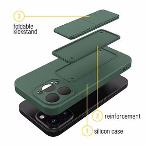 Wozinsky Kickstand Case silicone case with kickstand case for Xiaomi Redmi 10X 4G / Xiaomi Redmi Note 9 red