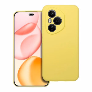 Case for Honor 400 PRO Silicone 2mm (camera protection) yellow