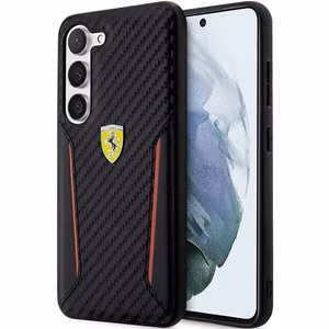 Ferrari FEHCS23MNPYK S23+ S916 musta/musta kovakuori Carbon Contrast Edges