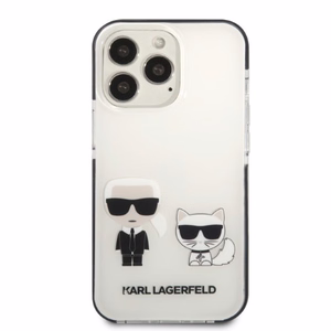 Karl Lagerfeld KLHCP13LTPEKCW iPhone 13 Pro / 13 6.1" hardcase white/white Karl&Choupette