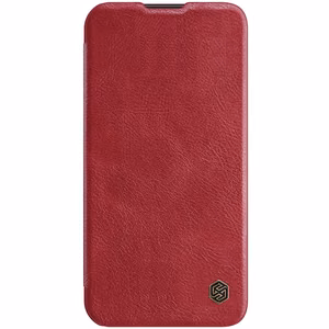 Nillkin Qin Pro Leather Suojakuori Apple iPhone 14 Plus - Punainen