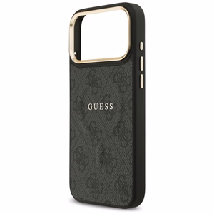 GUESS suojakuori IPHONE 17 Pro Max:lle MagSafe-yhteensopiva GUHMP17XP4MSEGCK (PU 4G W/ Classic) musta