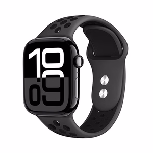 Crong Duo Sport strap for Apple Watch 44 / 45 / 46 / 49 mm, grey and black