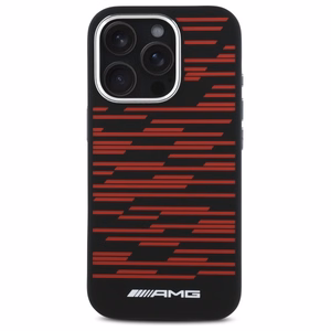 AMG Silikoninen Graphics MagSafe suojakuori iPhone 16 Pro:lle - musta