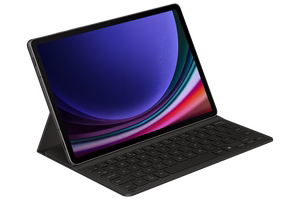 DX720UB Book Cover Keyboard Slim Samsung Galaxy Tab S9/S9 FE/S10 FE/S10 Lite, Black