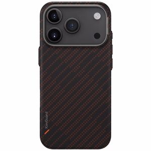 Uniq Keva EDGE Magclick Lataussuojakuori iPhone 17 Pro:lle - oranssi