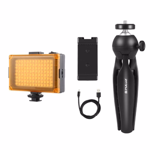 Puluz livetallennus setti jalusta + LED lamppu + puhelinpidike PKT3131B