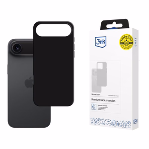 3mk Silikoninen Suojakuori iPhone 17 Air:lle - musta