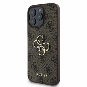 Guess 4G Big Logo kotelo iPhone 16 Pro Max - ruskea