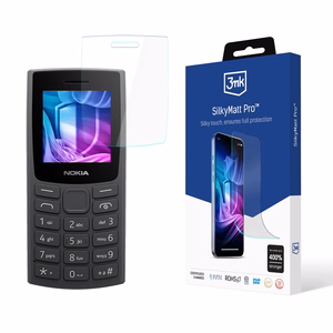 3mk SilkyMatt Pro matte screen-protection film for Nokia 105 (2023)