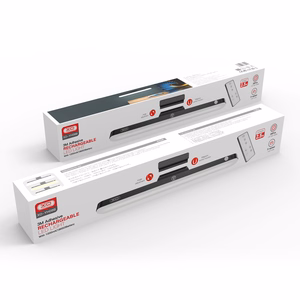 XO LED-magneettilamppu YH08B 1200mAh musta + kaukosäädin