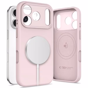 Tech-Protect Uniq MagSafe Suojakuori iPhone 17 Pro -puhelimelle - vaaleanpunainen