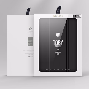 Dux Ducis Toby panssaroitu Flip Smart Case Realme Pad Mini musta