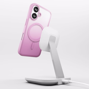 Puro Gradient MagSafe Silikoninen Suojakuori iPhone 16:lle - vaaleanpunainen