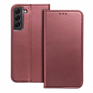 SMART MAGNETO Book -suojakuori Samsung A37:lle viininpunainen