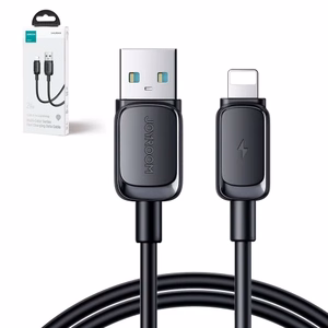 Joyroom Multi-Color Series A14 Lightning / USB-A 2,4A 1,2 m Kaapeli - musta