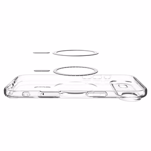 Spigen Ultra Hybrid Mag Magsafe Suojakuori iPhone 17 Air:lle Clear/White