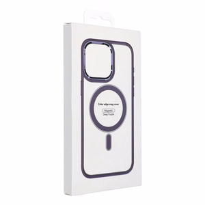 Suojakuori iPhone 13 PRO MAX:lle Color Edge Mag Cover yhteensopiva MagSafe violetti