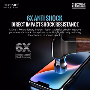 X-ONE Extreme Shock Eliminator 4. sukupolvi - iPhone 14 Pro/15:lle