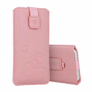 Wonder Deko Pouch Case (Size M) for iPhone 5/Nokia 215 4G/225/5310 2020 pink