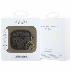Guess GUA4G4GSMW AirPods 4 cover brown 4G Charm Collection