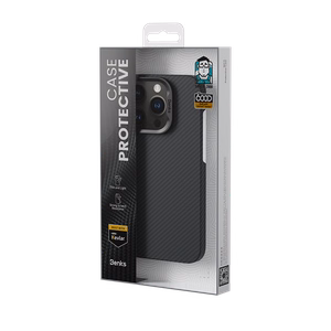 Benks Magnetic Armor Air Kevlar Case PC Frame 600D for Iphone 16 Plus black