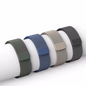 Magnetic Strap Apple Watch 38/40mm Magneettinen Hihna Apple Watch Ranneke - punainen