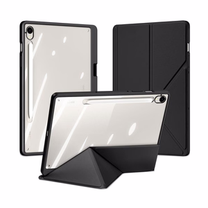Dux Ducis Magi Suojakuori kynätelineellä Samsung Galaxy Tab S10 FE/S9/S9 FE:lle - musta
