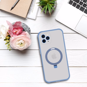 Tel Protect Magical Magsafe Stand Suojakuori iPhone 11 Pro:lle sininen