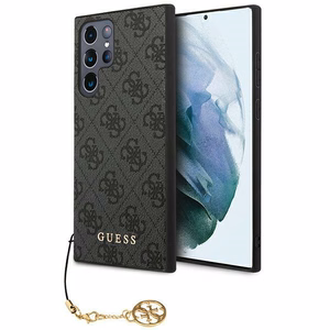 Guess 4G Charms Collection -kotelo Samsung Galaxy S24 Ultra - musta
