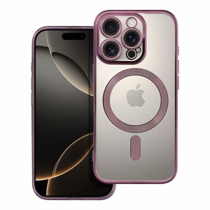 Suojakuori iPhone 16 PRO:lle Electro Mag Cover yhteensopiva MagSafe-version kanssa violetti